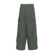 Wide Trousers Emporio Armani , Green , Heren
