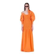 Maxi Dresses Silvian Heach , Orange , Dames