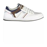 Witte Polyester Sneaker voor Heren met Logo Print Carrera , White , He...