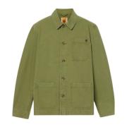 Katoenen jas met zakken Timberland , Green , Heren