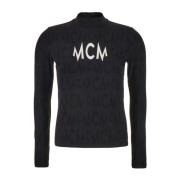 Stijlvolle T-Shirt MCM , Black , Heren