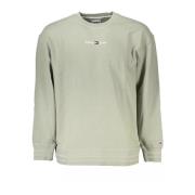 Groene Biologisch Katoenen Geborduurde Sweater Tommy Hilfiger , Green ...