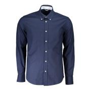 Blauw Katoenen Overhemd met Button-Down Kraag North Sails , Blue , Her...
