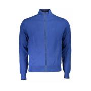 Blauwe Katoenen Cardigan met Logo North Sails , Blue , Heren