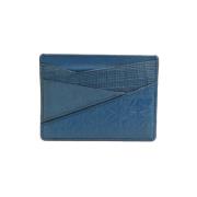 Pre-owned Leather wallets Loewe Pre-owned , Blue , Dames
