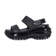 Flat Sandals Crocs , Black , Dames