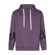 Flames Hoodie - Lichtgewicht Heren Streetwear Vision OF Super , Purple...