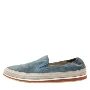 Pre-owned Suede sneakers Prada Vintage , Blue , Heren