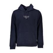 Comfortabele Blauwe Hoodie met Logo Tommy Hilfiger , Blue , Heren