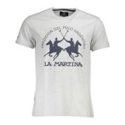 T-Shirts La Martina , Gray , Heren