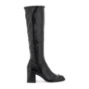 High Boots Courrèges , Black , Dames