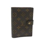 Pre-owned Coated canvas home-office Louis Vuitton Vintage , Brown , Un...