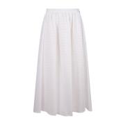 Midi Skirts Msgm , White , Dames