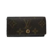 Pre-owned Coated canvas key-holders Louis Vuitton Vintage , Brown , Da...