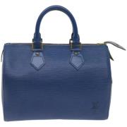 Pre-owned Leather louis-vuitton-bags Louis Vuitton Vintage , Blue , Da...