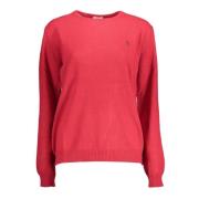 Round-neck Knitwear U.s. Polo Assn. , Red , Dames
