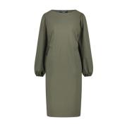 Stijlvolle Silke Midi Jurk Jane Lushka , Green , Dames