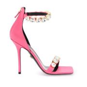 High Heel Sandals Versace , Pink , Dames