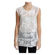 Sleeveless Tops Dolce & Gabbana , White , Dames