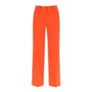 Wide Trousers Moschino , Red , Dames