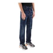 Straight Jeans Dsquared2 , Blue , Heren