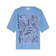 Fay Bloom Blue T-shirt Fabienne Chapot , Blue , Dames