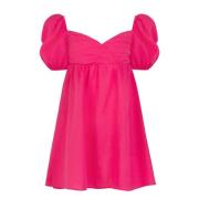 Geplooide Minijurk in Hot Pink Jaaf , Pink , Dames