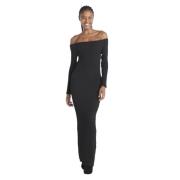 Maxi Dresses L'idée , Black , Dames