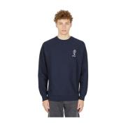 Paisley Logo Sweatshirt Dtf.nyc , Blue , Heren