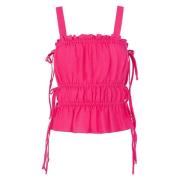 Top met strikdetail in Hot Pink Jaaf , Pink , Dames