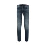 Slim Fit Low Waist Denim Jeans Pure Path , Blue , Heren