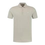 Polo- PP Essential Triangle S/S Pure Path , Beige , Heren