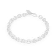 City Anchor Chain Armband Zilver Holmen Copenhagen , Gray , Unisex