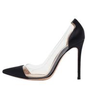 Pre-owned Satin heels Gianvito Rossi Pre-owned , Black , Dames