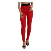 Leggings Dolce & Gabbana , Red , Dames