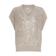 Luxe Cashmere Sweaters Brunello Cucinelli , Gray , Dames