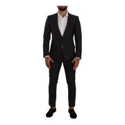 Single Breasted Suits Dolce & Gabbana , Black , Heren