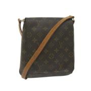 Pre-owned Canvas louis-vuitton-bags Louis Vuitton Vintage , Brown , Da...