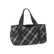 Pre-owned Canvas handbags Burberry Vintage , Black , Dames