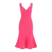 Midi Dresses Roland Mouret , Pink , Dames