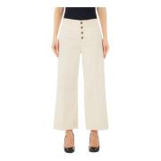 Wide Trousers Liu Jo , Beige , Dames