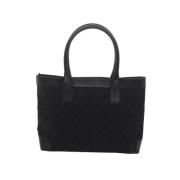 Pre-owned Canvas handbags Gucci Vintage , Black , Dames