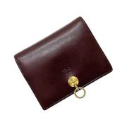 Pre-owned Leather wallets Fendi Vintage , Red , Dames