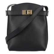 Chique Bicolor Schoudertas Salvatore Ferragamo , Black , Dames