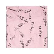 Silky Scarves Alexander McQueen , Pink , Dames