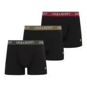 Zwarte Boxershorts Lyle & Scott , Black , Heren