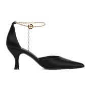 Eco Viscose Silk Pumps Salvatore Ferragamo , Black , Dames