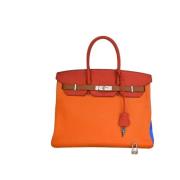Pre-owned Leather handbags Hermès Vintage , Multicolor , Dames