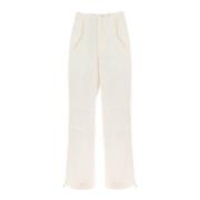Straight Trousers Dion Lee , White , Dames