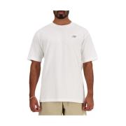 T-Shirts New Balance , White , Heren